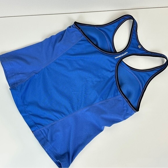 Nike Blue Racerback Athletic Tank Top L - Picture 6 of 8